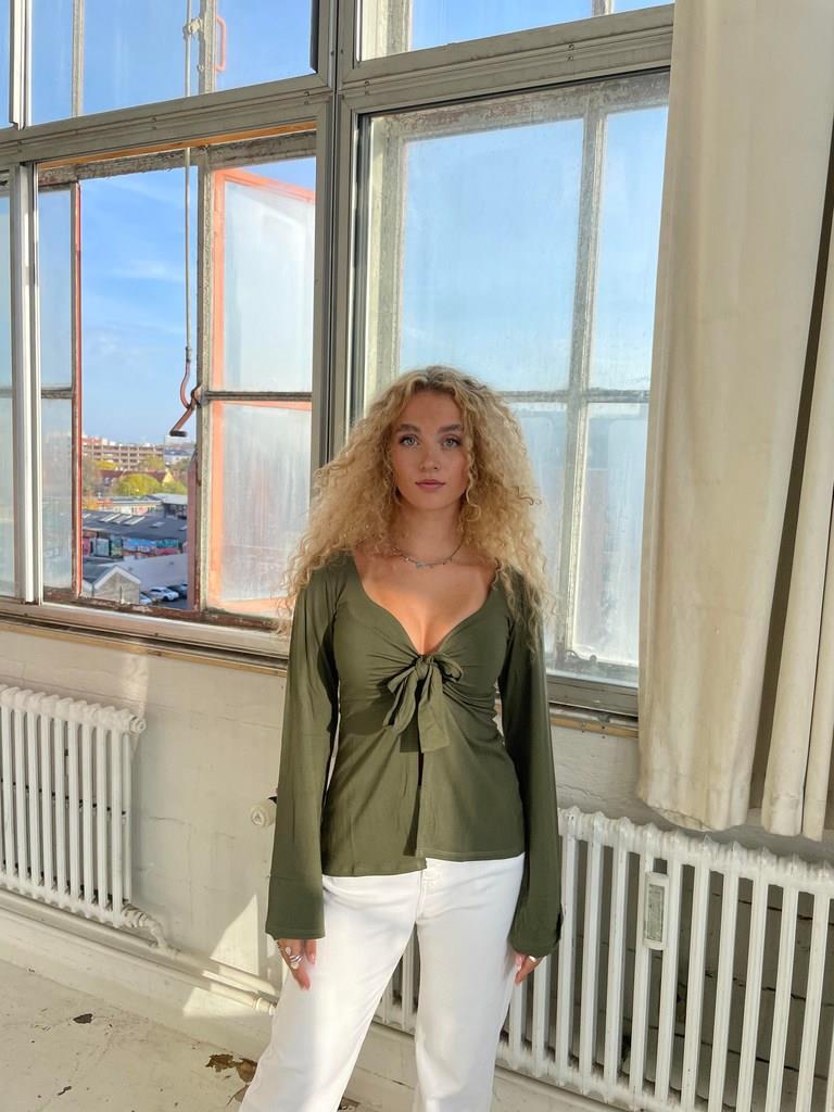 Maddy Blouse - Khaki