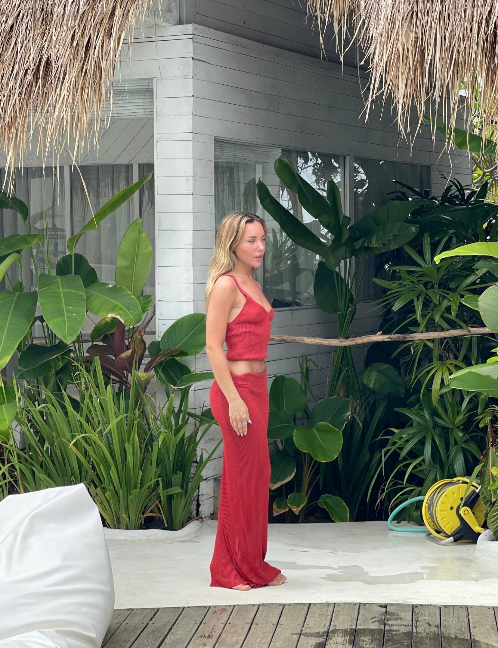 Malie glitter rok - rood